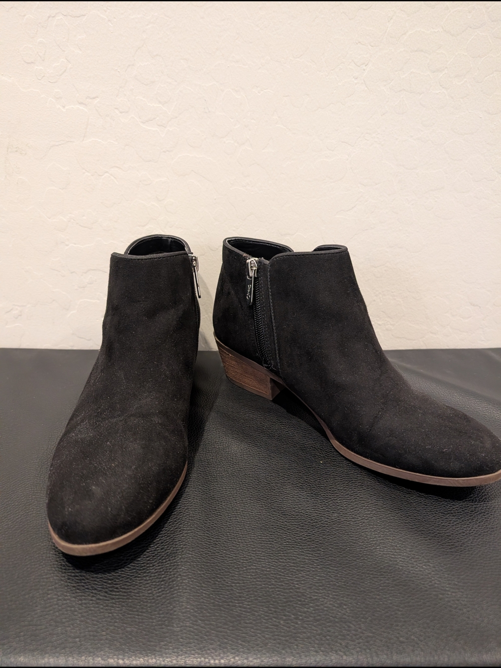 Circus by Sam Edelman Black Suede Ankle Booties - Picture 1 of 4